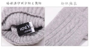 米可家冬季針織女士保暖純羊絨手套 時尚與溫暖的完美結合